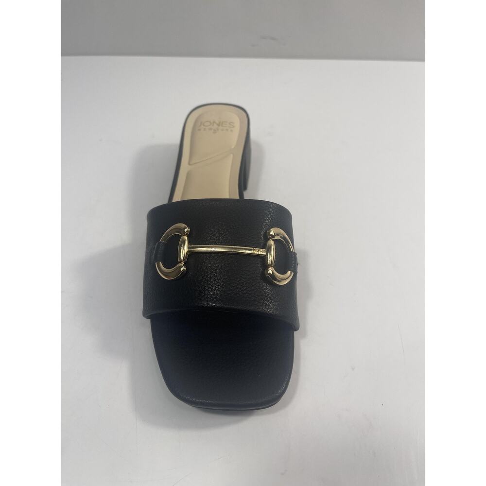 Jones New York Shoes Women's Size 6.5 Black Uniqua Slide Block Heel Sandals Box - Picture 5 of 11